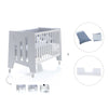 Co-sleeping cot 60x120 cm (5in1) grey · Omni C181-M7778