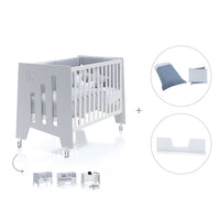 Berço co-sleeping 60x120 cm (5in1) cinzento · Omni C181-M7778