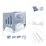 Cot and desk 60x120cm 5 stages Omni Blue · C181-M7741