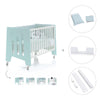 Babybett-Schreibtisch 60x120 cm (2in1) mintgrün · Omni C181-M7755