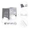 Co-sleeping cot 60x120 cm (5in1) charcoal · Omni C181-M7769