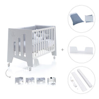 Berço co-sleeping 60x120 cm (5in1) cinzento · Omni C181-M7778