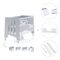 Berço co-sleeping 60x120 cm (5in1) cinzento · Omni C181-M7778