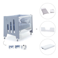 Babybett-Schreibtisch 60x120 cm (2in1) blau · Omni C181-M7741