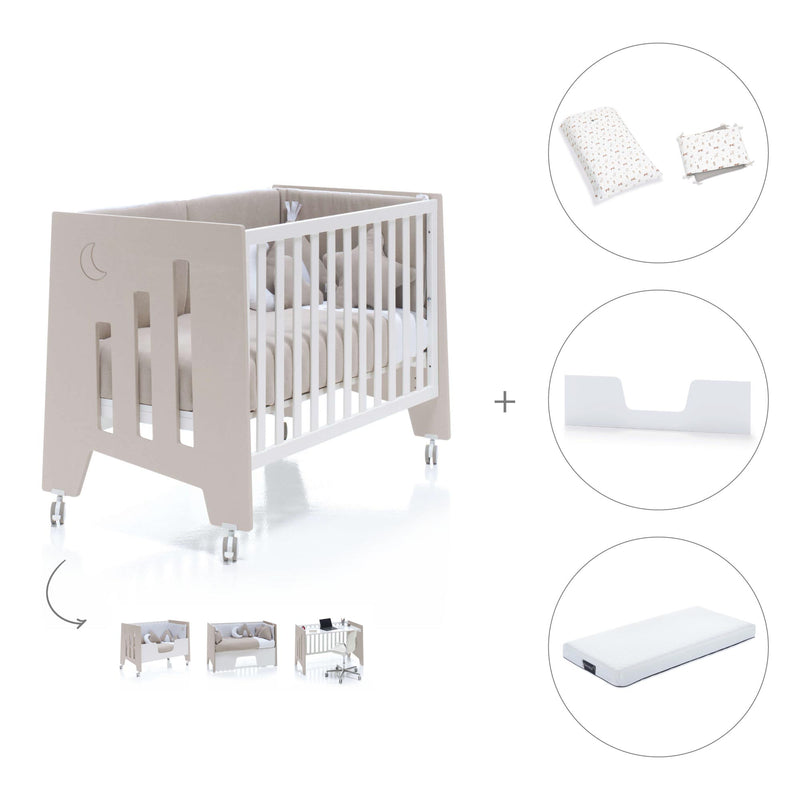 Berço co-sleeping 60x120 cm (2in1) beige · Omni C181-M7753