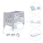 Cot and desk 60x120cm 5 stages Omni Grey · C181-M7778