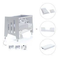 Berço co-sleeping 60x120 cm (5in1) cinzento · Omni C181-M7778