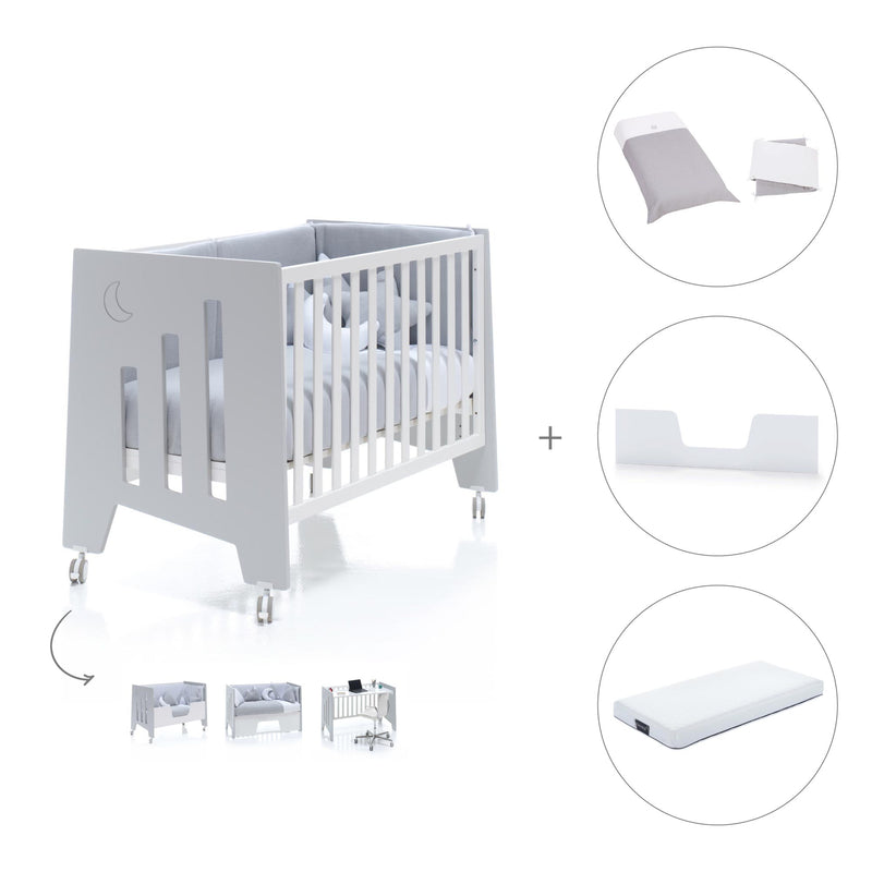 Co-sleeping cot 60x120 cm (5in1) grey · Omni C181-M7778