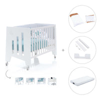 Cot and desk 60x120cm 5 stages Omni White · C181-M7700