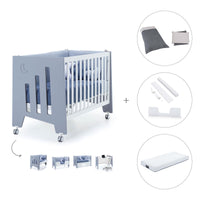 Cot and desk 60x120cm 5 stages Omni Blue · C181-M7741