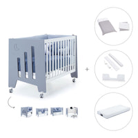 Cot and desk 60x120cm 5 stages Omni Blue · C181-M7741