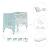 Babybett-Schreibtisch 60x120 cm (2in1) mintgrün · Omni C181-M7755