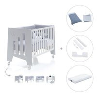 Berço co-sleeping 60x120 cm (5in1) cinzento · Omni C181-M7778