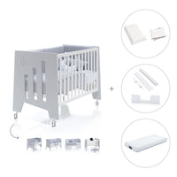 Berço co-sleeping 60x120 cm (5in1) cinzento · Omni C181-M7778