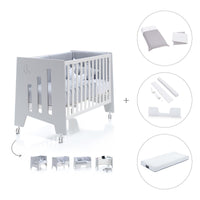 Berço co-sleeping 60x120 cm (5in1) cinzento · Omni C181-M7778