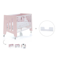 Babybett-Schreibtisch 60x120 cm (2in1) rosa · Omni C181-M7742