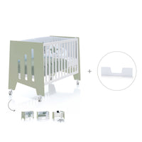 Co-sleeping cot 60x120 cm (5in1) green-olive · Omni C181-M7756