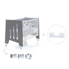 Co-sleeping cot 60x120 cm (5in1) charcoal · Omni C181-M7769