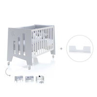 Co-sleeping cot 60x120 cm (5in1) grey · Omni C181-M7778