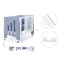 Babybett-Schreibtisch 60x120 cm (2in1) blau · Omni C181-M7741