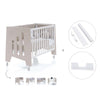 Berço co-sleeping 60x120 cm (2in1) beige · Omni C181-M7753