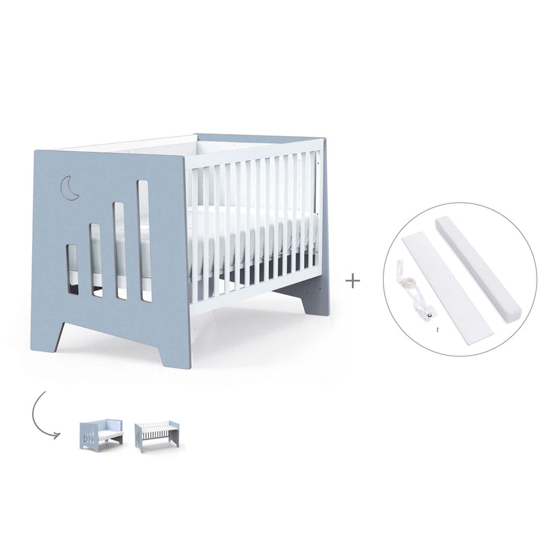 Co-sleeping cot 70x140 cm (6in1) blue · Omni XL C191-M7741