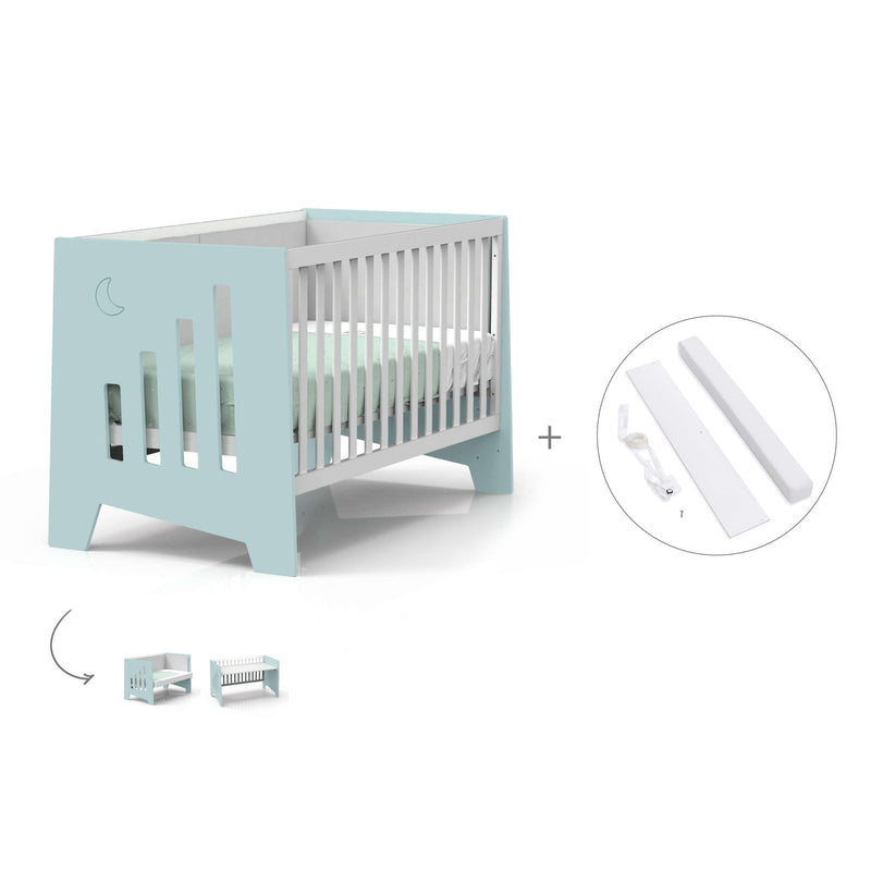 Co-sleeping cot 70x140 cm (6in1) mint · Omni XL C191-M7755