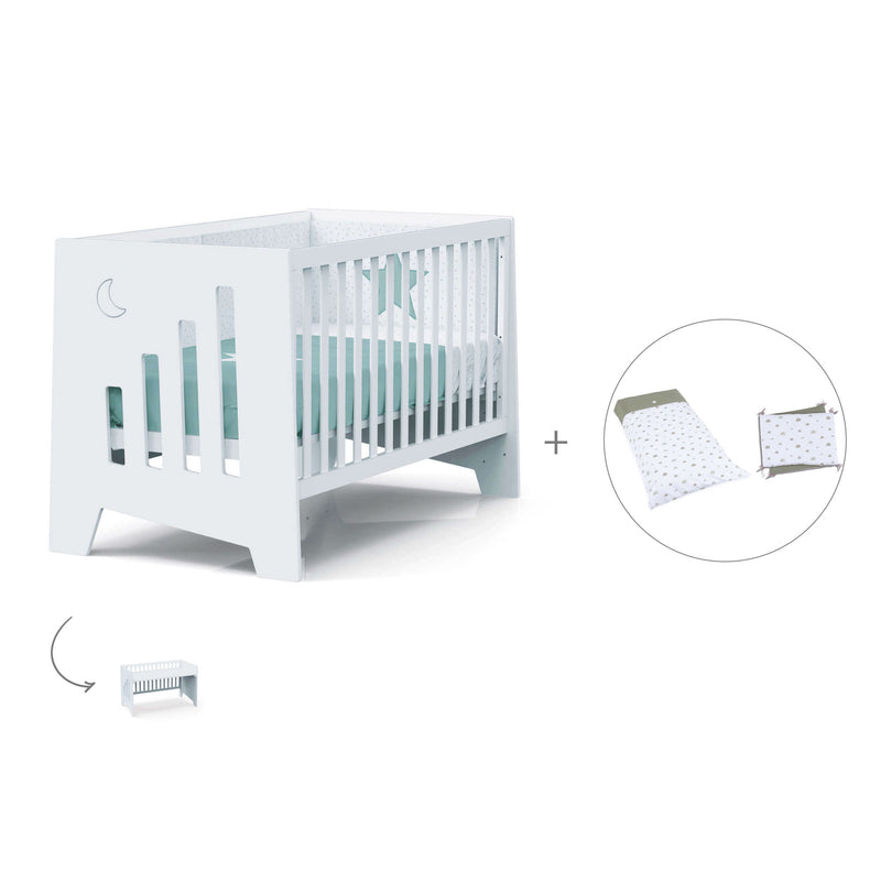 Co-sleeping cot 70x140 cm (6in1) white · Omni XL C191-M7700