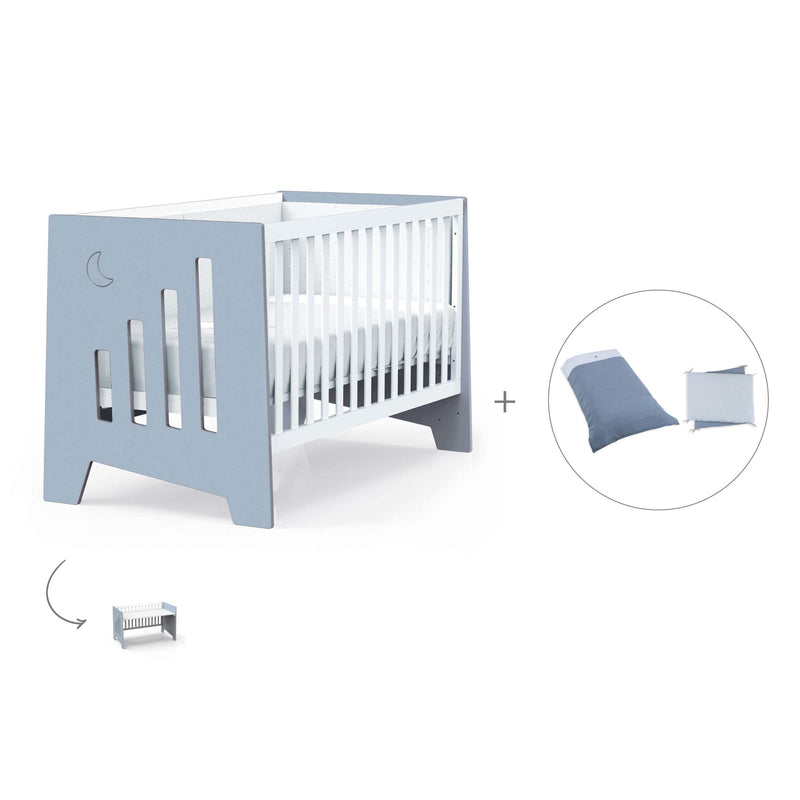 Co-sleeping cot 70x140 cm (6in1) blue · Omni XL C191-M7741