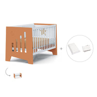 Berço co-sleeping 70x140 cm (6in1) terracotta · Omni XL C191-M7783