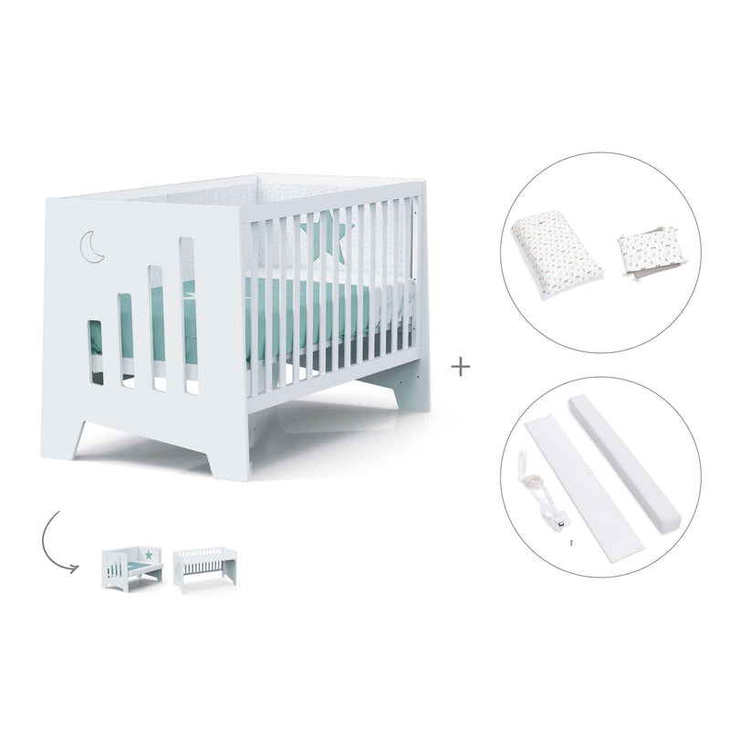 Co-sleeping cot 70x140 cm (6in1) white · Omni XL C191-M7700