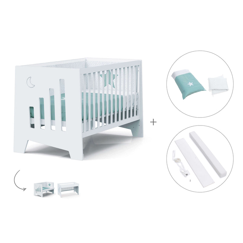 Berço co-sleeping 70x140 cm (6in1) branco · Omni XL C191-M7700