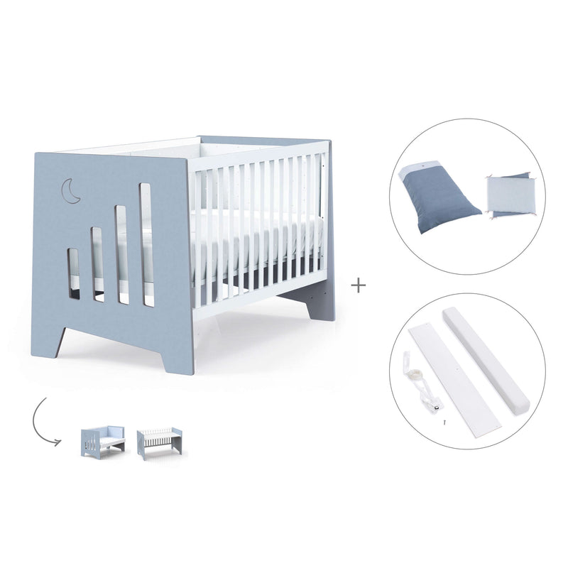 Co-sleeping cot 70x140 cm (6in1) blue · Omni XL C191-M7741