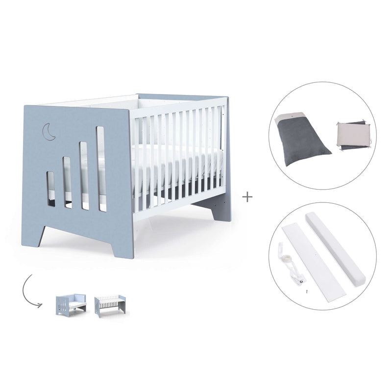 Co-sleeping cot 70x140 cm (6in1) blue · Omni XL C191-M7741