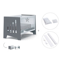 Lit bébé cododo 70x140 cm (6in1) marengo · Omni XL C191-M7769