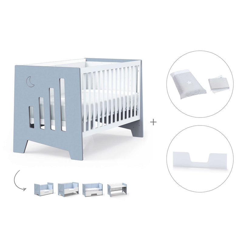 Co-sleeping cot 70x140 cm (6in1) blue · Omni XL C191-M7741