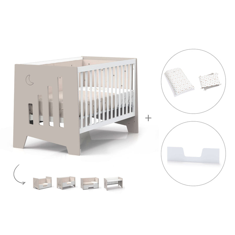 Berço co-sleeping 70x140 cm (6in1) beige · Omni XL C191-M7753