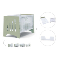 Co-sleeping cot 70x140 cm (6in1) green-olive · Omni XL C191-M7756