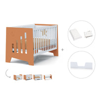 Berço co-sleeping 70x140 cm (6in1) terracotta · Omni XL C191-M7783