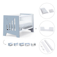 Co-sleeping cot 70x140 cm (6in1) blue · Omni XL C191-M7741