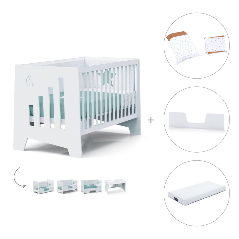 Berço co-sleeping 70x140 cm (6in1) branco · Omni XL C191-M7700