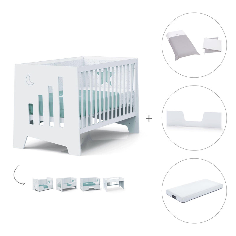 Berço co-sleeping 70x140 cm (6in1) branco · Omni XL C191-M7700