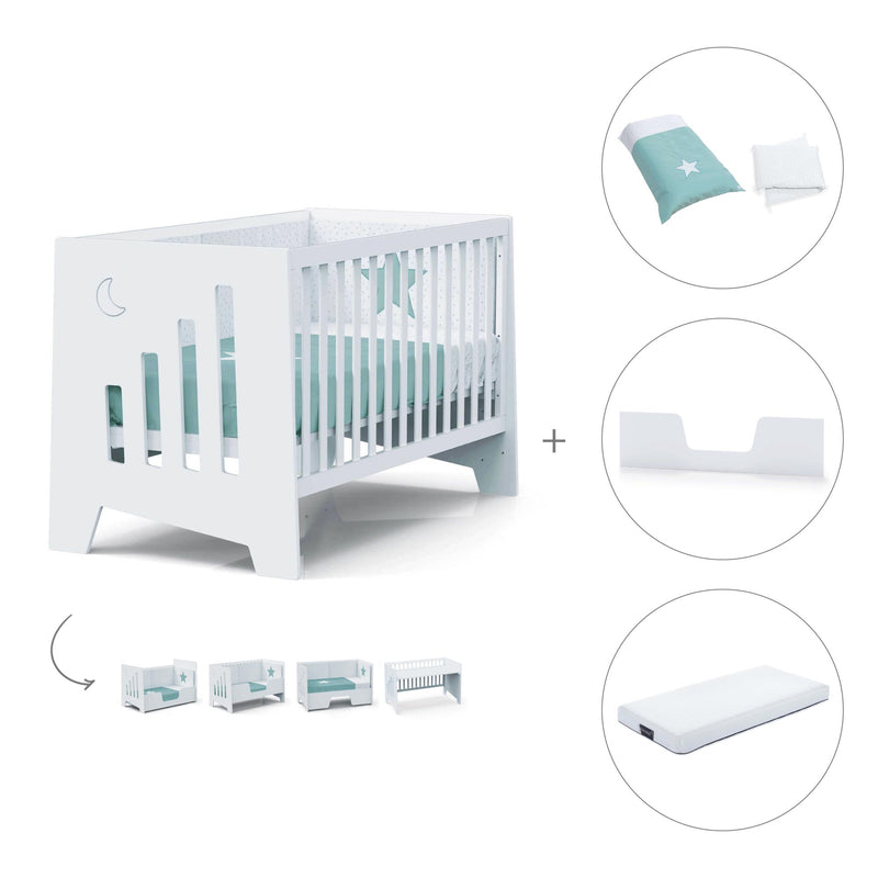 Berço co-sleeping 70x140 cm (6in1) branco · Omni XL C191-M7700