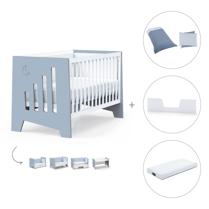 Co-sleeping cot 70x140 cm (6in1) blue · Omni XL C191-M7741