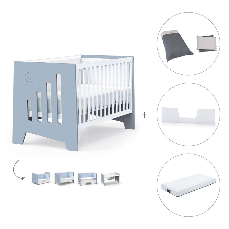 Co-sleeping cot 70x140 cm (6in1) blue · Omni XL C191-M7741