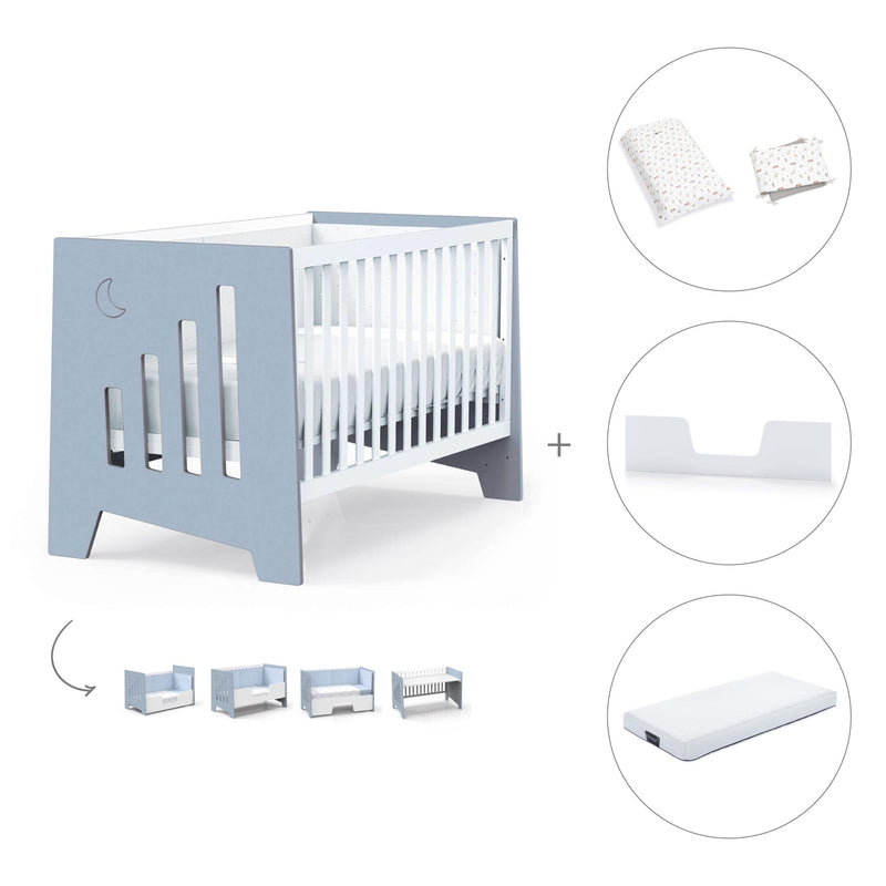 Co-sleeping cot 70x140 cm (6in1) blue · Omni XL C191-M7741