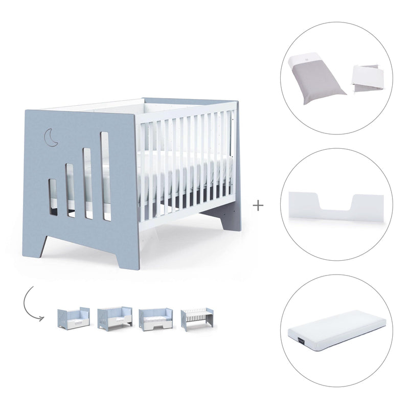 Co-sleeping cot 70x140 cm (6in1) blue · Omni XL C191-M7741