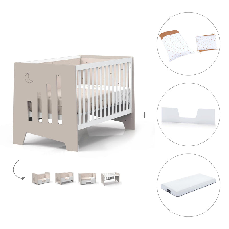 Berço co-sleeping 70x140 cm (6in1) beige · Omni XL C191-M7753