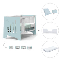 Berço co-sleeping 70x140 cm (6in1) verde-menta · Omni XL C191-M7755