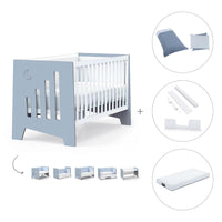 Co-sleeping cot 70x140 cm (6in1) blue · Omni XL C191-M7741